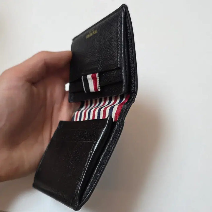 [BUNJANG] Thom Browne Black Card Wallet / 톰브라운 블랙 카드지갑
