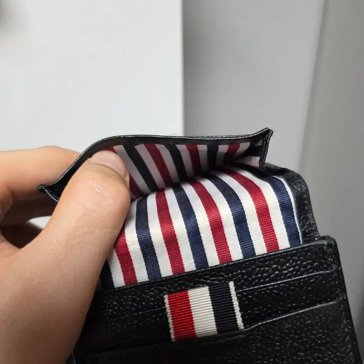 [BUNJANG] Thom Browne Black Card Wallet / 톰브라운 블랙 카드지갑