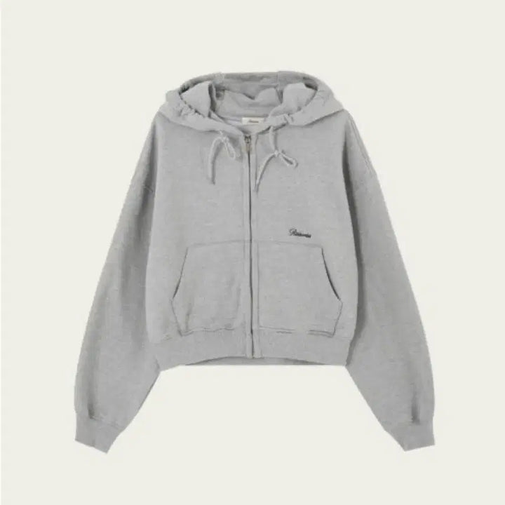 [BUNJANG] Ribbonbit Day Hoodie Melange Gray / 리본빛 데이 후드집업 멜란지 그레이