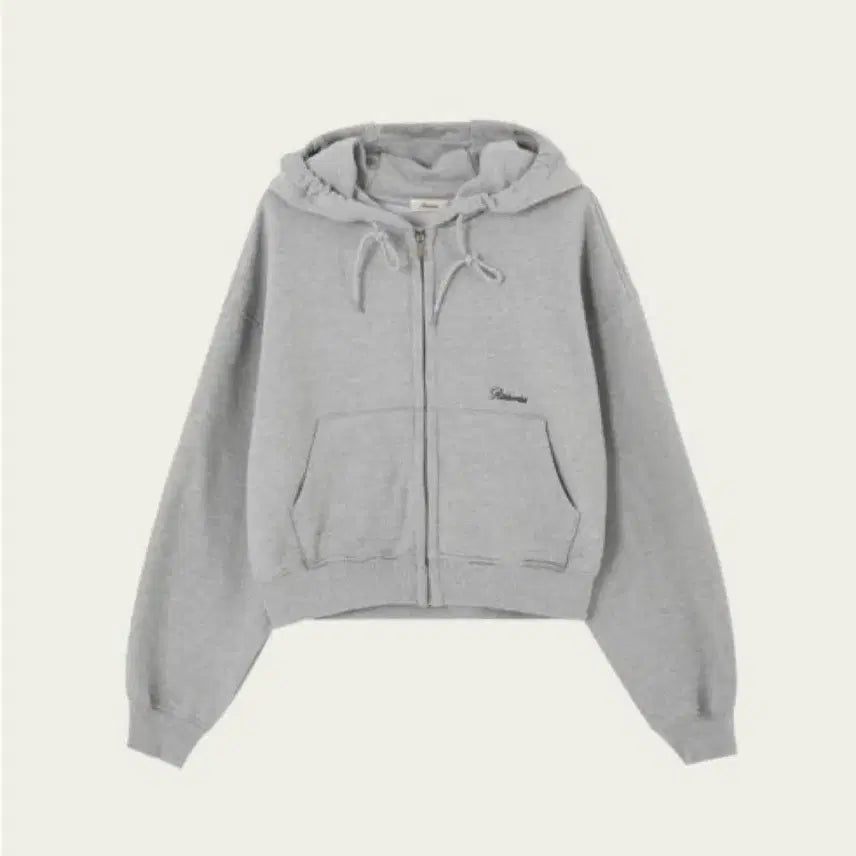 [BUNJANG] Ribbonbit Day Hoodie Melange Gray / 리본빛 데이 후드집업 멜란지 그레이