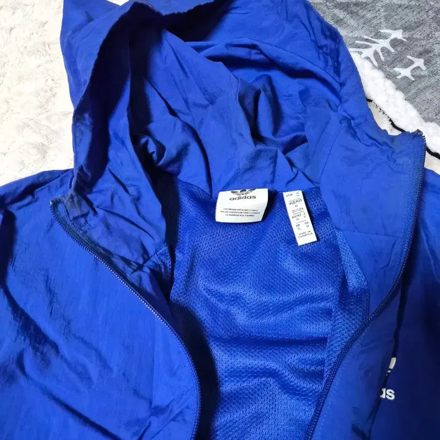 [BUNJANG] Adidas Windbreaker Jacket / 아디다스 바람막이 파랑 급처
