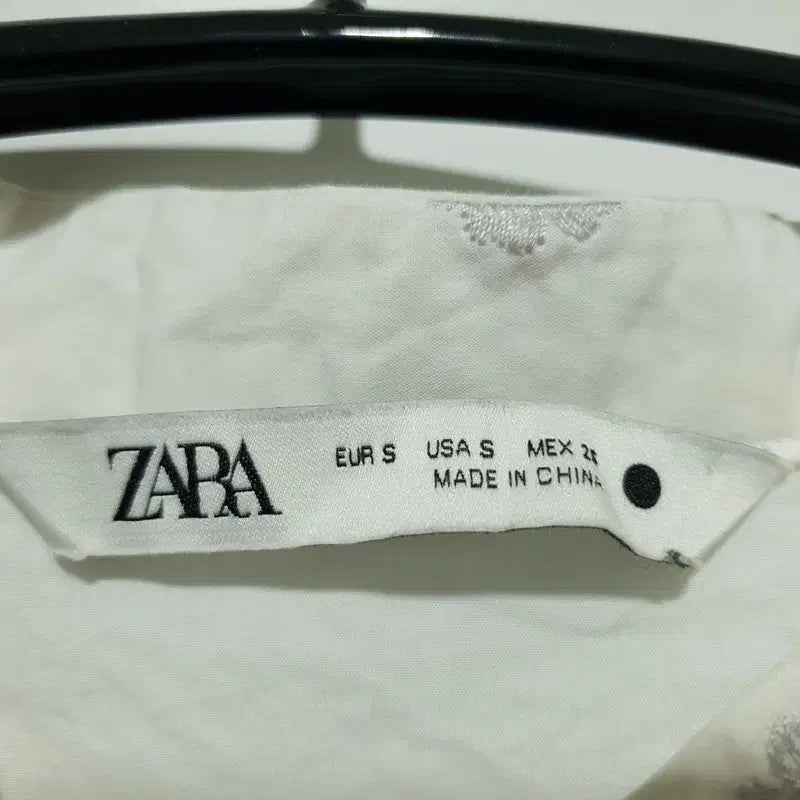 [BUNJANG] ZARA Balloon Sleeve Embroidered Dress S / 자라 벌룬 소매 자수 원피스 S_S0706