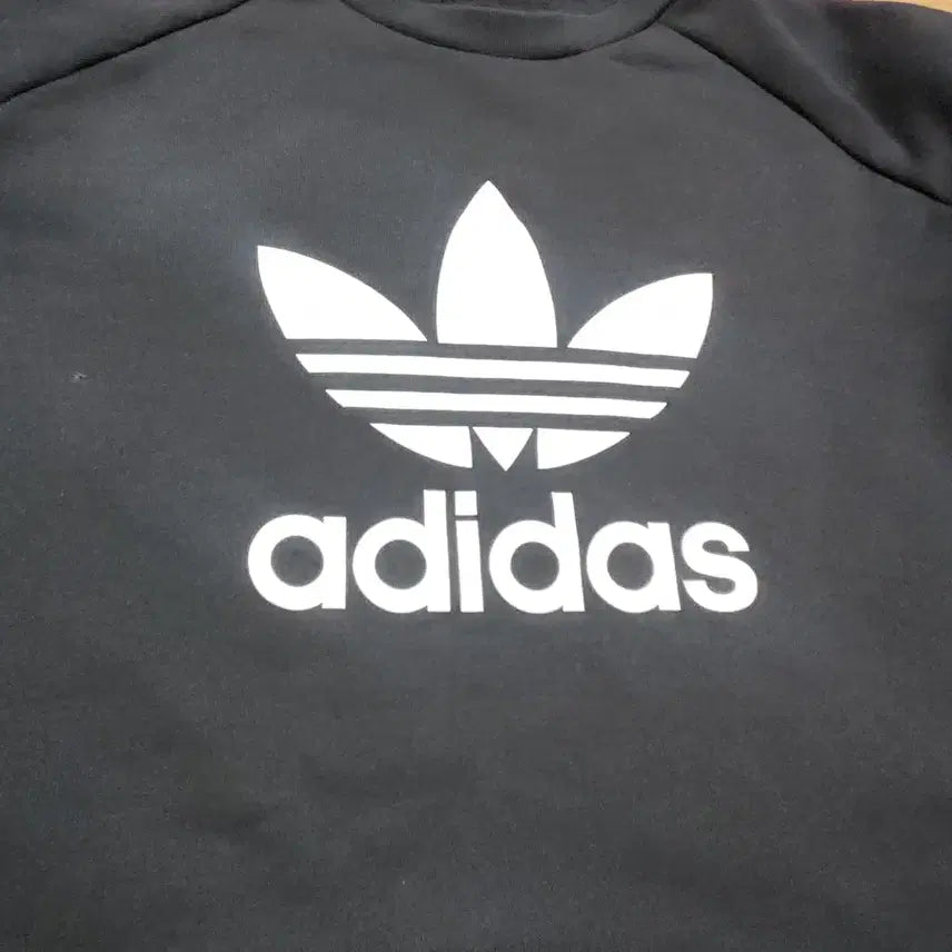 [BUNJANG] Adidas Trefoil Crewneck Sweatshirt / [XXL] 아디다스 트레포일 크루 맨투맨 2XL 블랙