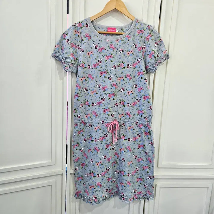 [BUNJANG] TOKYO DISNEY RESORT Mini Flower Print Dress / 미니 플라워 원피스