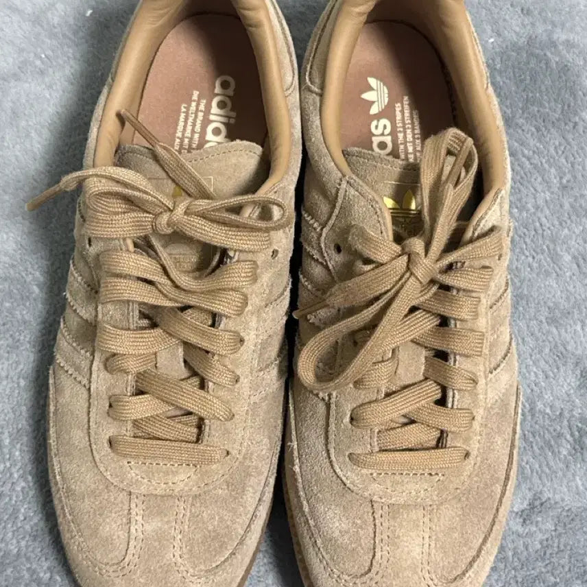 [BUNJANG] Adidas Suede Beige Sneakers / 아디다스 스웨이드 운동화 베이지
