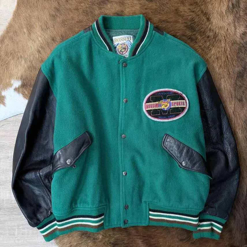 [BUNJANG] Bossini 90s Vintage Varsity Jacket / 90s 빈티지 Bossini 바시티 자켓