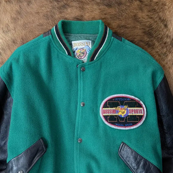 [BUNJANG] Bossini 90s Vintage Varsity Jacket / 90s 빈티지 Bossini 바시티 자켓