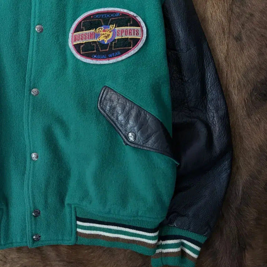 [BUNJANG] Bossini 90s Vintage Varsity Jacket / 90s 빈티지 Bossini 바시티 자켓
