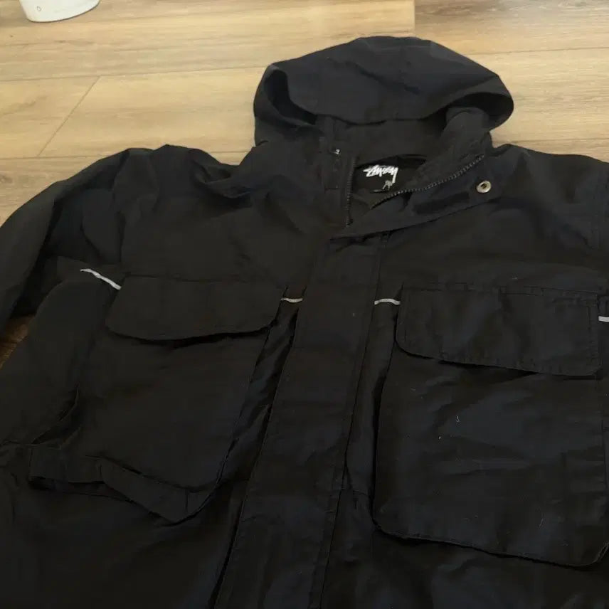 [BUNJANG] Stussy Nylon Shell Hooded Parka / 스투시 나일론 쉘 후드 파카