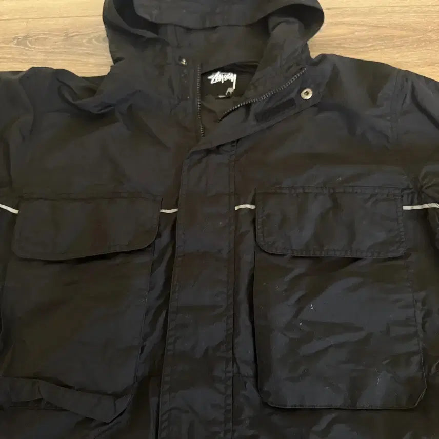 [BUNJANG] Stussy Nylon Shell Hooded Parka / 스투시 나일론 쉘 후드 파카