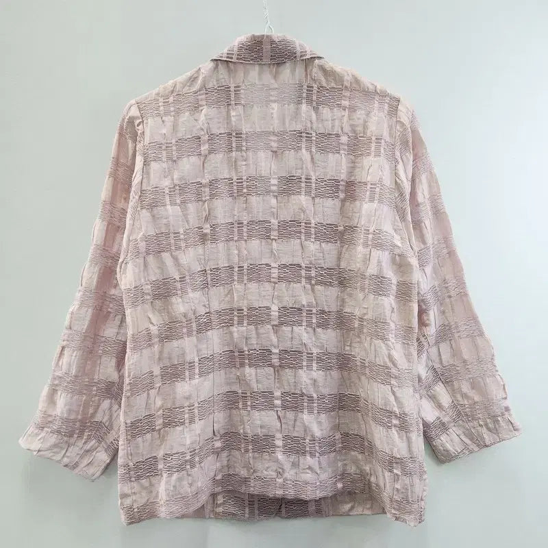 [BUNJANG] Vintage Mesh Stripe Jacket / [JAPAN MADE] 빈티지 페미닌 메쉬스트라이프 자켓