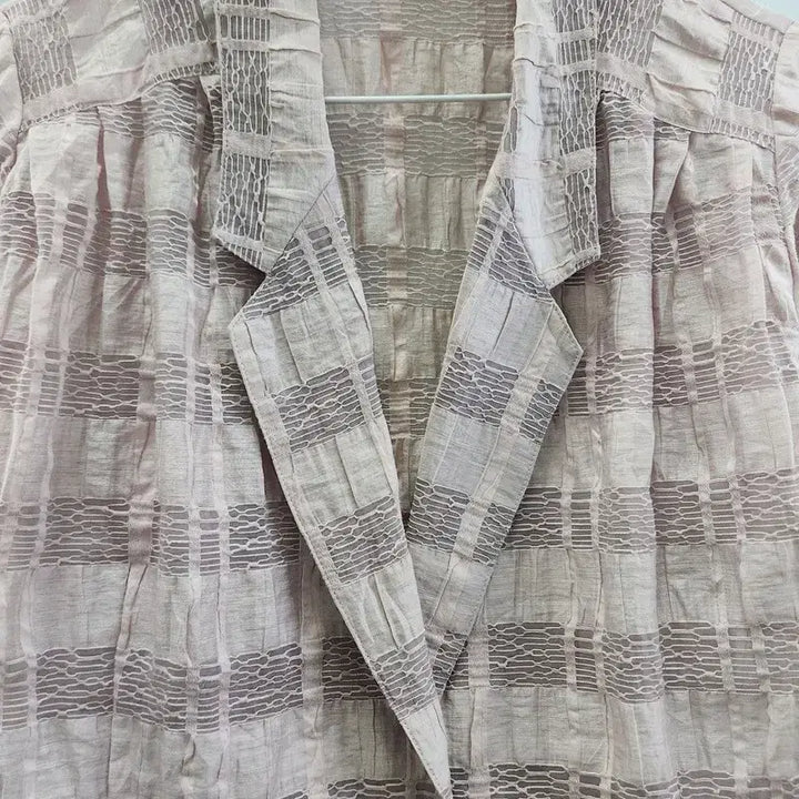 [BUNJANG] Vintage Mesh Stripe Jacket / [JAPAN MADE] 빈티지 페미닌 메쉬스트라이프 자켓