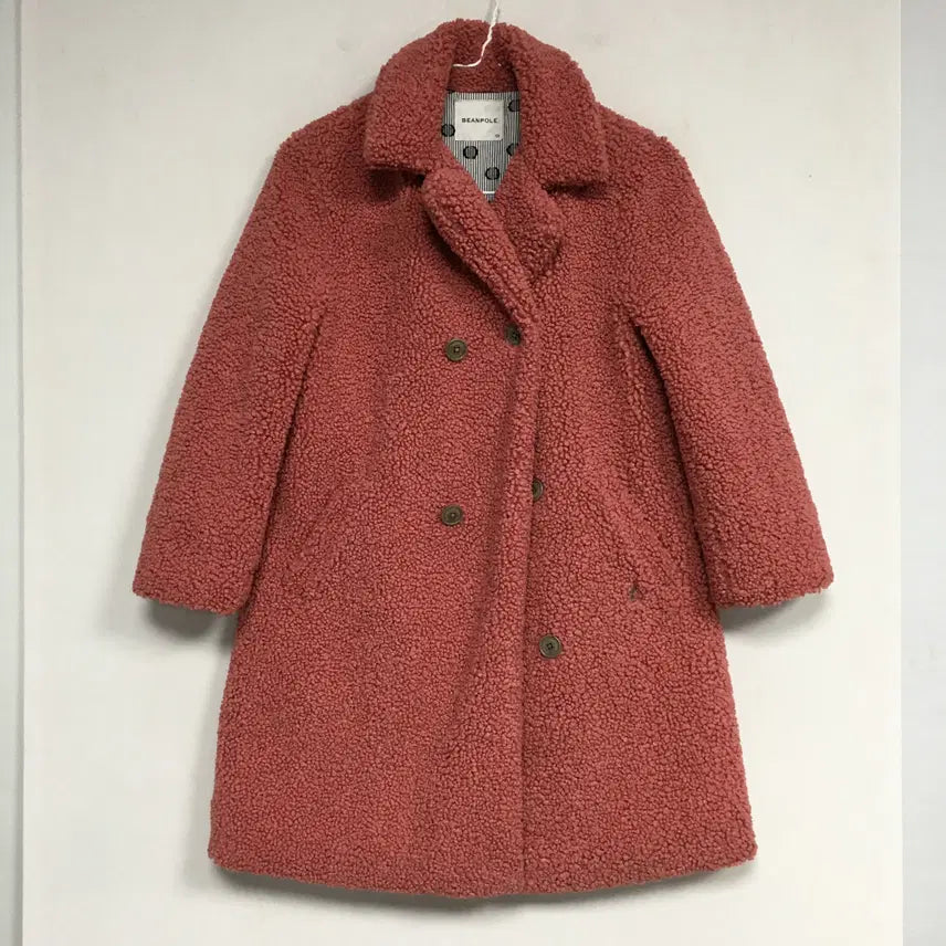 [BUNJANG] Beanpole Kids Girl Teddy Bear Coat 130 / 빈폴 키즈 여아 테디베어 코트 130