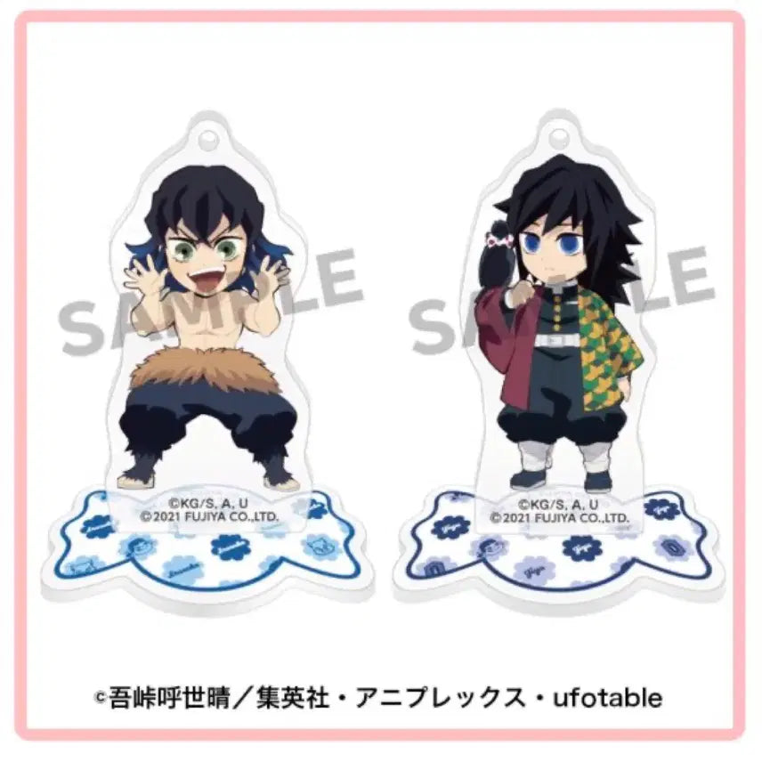 [BUNJANG] Demon Slayer Milky Collaboration Acrylic - Inosuke &amp; Giyu / (미개봉)귀멸의 칼날 귀칼 밀키 콜라보 아크릴 이노스케 기유