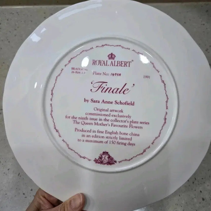 [BUNJANG] Royal Albert Finale Decorative Plate / 영국.한정판)로얄알버트 피날레대형 장식접시.27cm