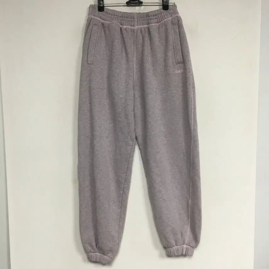 [BUNJANG] GANNI Smile Pink Sweatshirt and Pants Set S / GANNI 가니 스마일 핑크 맨투맨 팬츠 세트 S