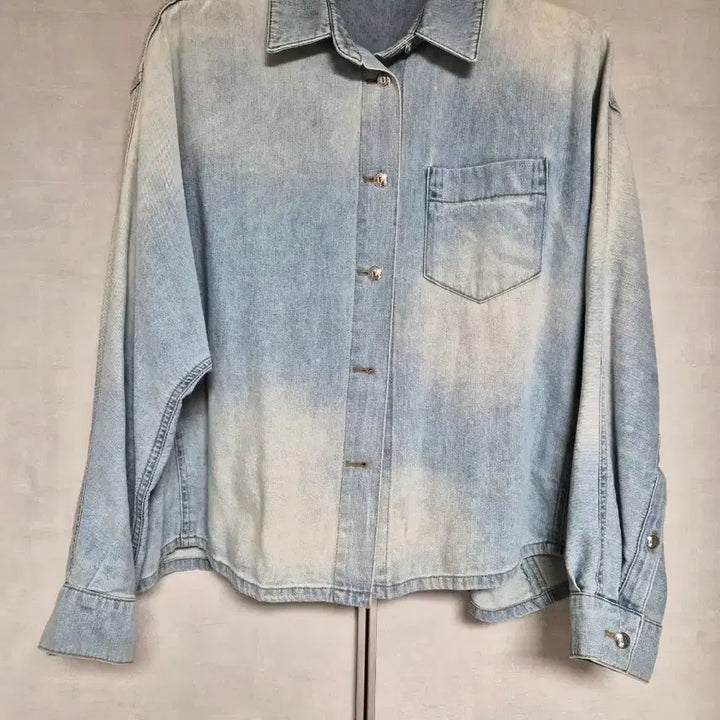 [BUNJANG] The Cashmere Dolman Sleeve Denim Shirt / 더캐시미어 돌먼 슬리브 데님 셔츠