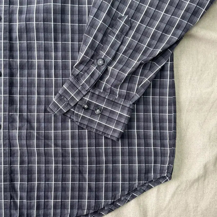 [BUNJANG] Wrangler Embroidered Western Check Shirt (Size 105) / 랭글러 자수 웨스턴 체크셔츠 105