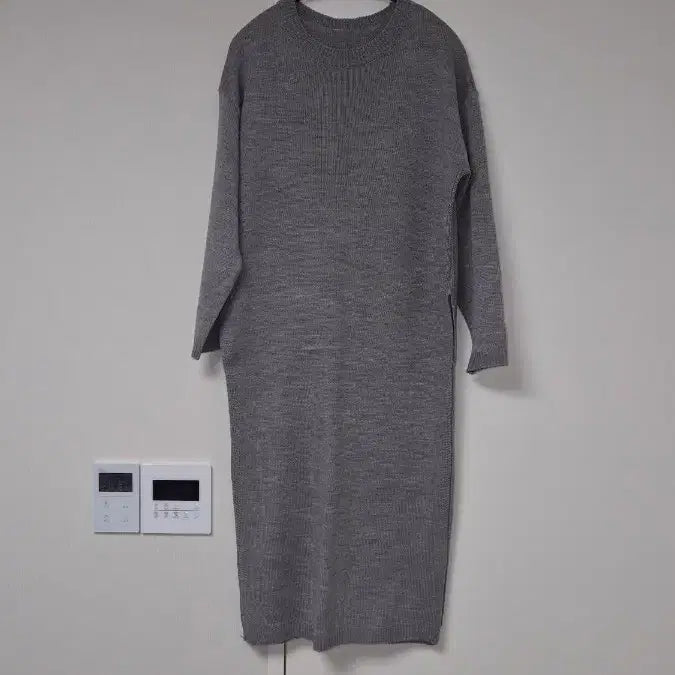 [BUNJANG] Gray Knit Long Dress / 그레이 니트 롱 원피스 <새상품>