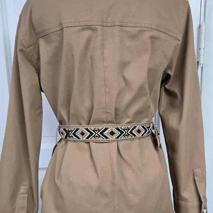 [BUNJANG] MAJE Safari Style Jacket / 마쥬  비즈 벨트자켓