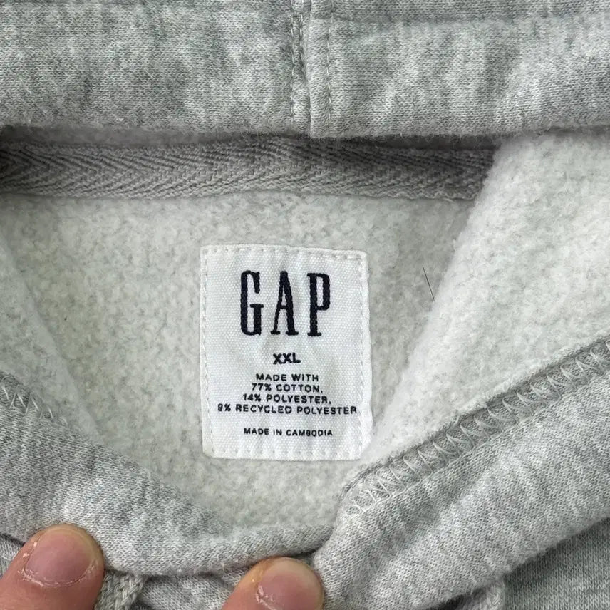 [BUNJANG] Gap Big Logo Fleece Hoodie XXL / Gap 갭 빅로고 기모 후드 XXL