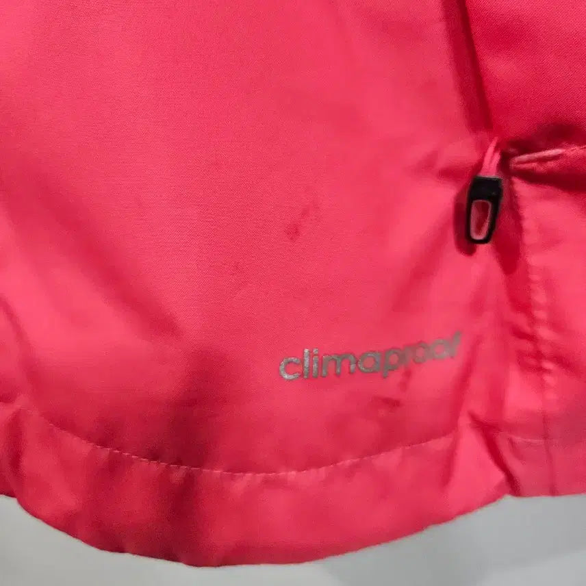 [BUNJANG] Adidas Pink Windbreaker Hooded Jacket / 아디다스 핑크색 바람막이 후드 자켓