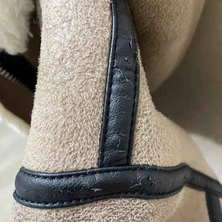[BUNJANG] Selected Ivory Eco-Mustang Jacket / 무스탕 (셀렉티드) 아이보리 판매합니다.