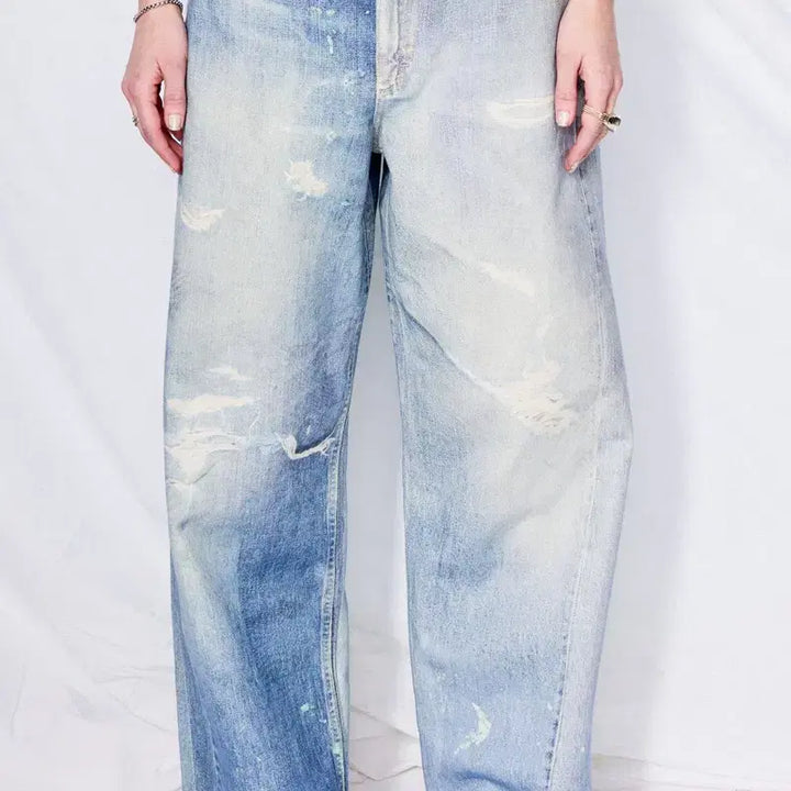 [SOLD OUT] 아워레가시 풀 컷 디지털 데님 38