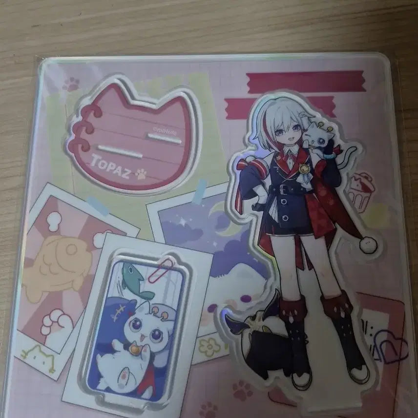 [BUNJANG] Honkai: Star Rail Topaz Tinycat Acrylic Stand / 붕스타 토파즈 타이니캣 아크릴 스탠드