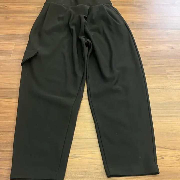 [BUNJANG] Black Wide Banding Pants / 블랙 와이드 밴딩 팬츠