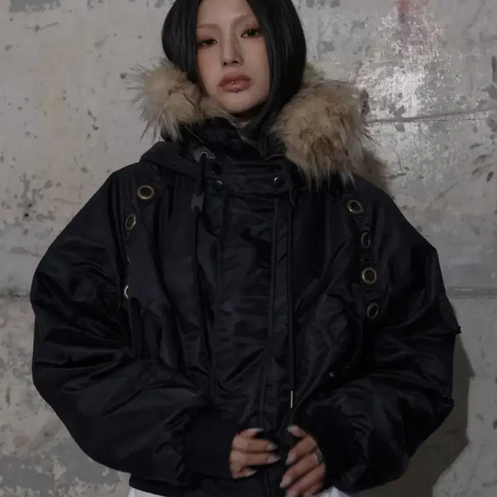 [BUNJANG] Fancy Club Eyelet Fur / 팬시클럽 아일렛 퍼