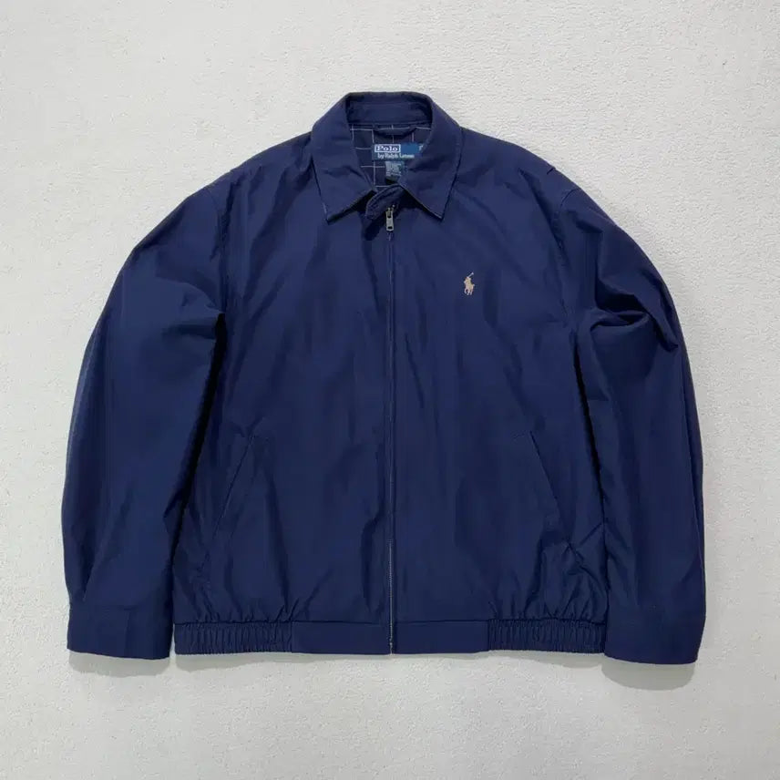 [BUNJANG] Polo Ralph Lauren Navy Blouson Jacket / 폴로 랄프로렌 블루종 자켓 네이비 S(95-100)