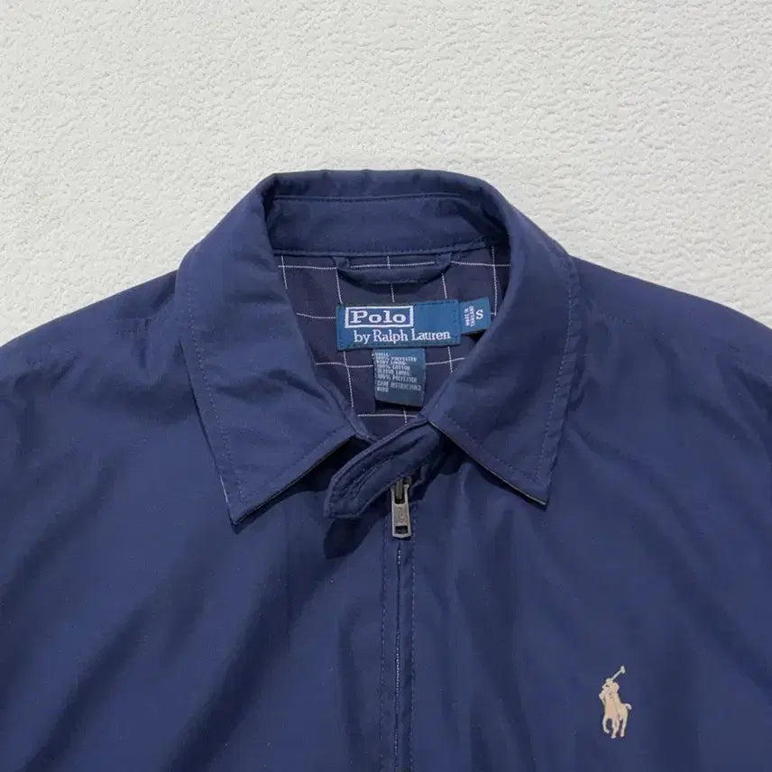 [BUNJANG] Polo Ralph Lauren Navy Blouson Jacket / 폴로 랄프로렌 블루종 자켓 네이비 S(95-100)