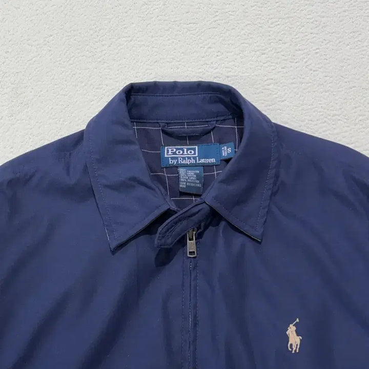 [BUNJANG] Polo Ralph Lauren Navy Blouson Jacket / 폴로 랄프로렌 블루종 자켓 네이비 S(95-100)