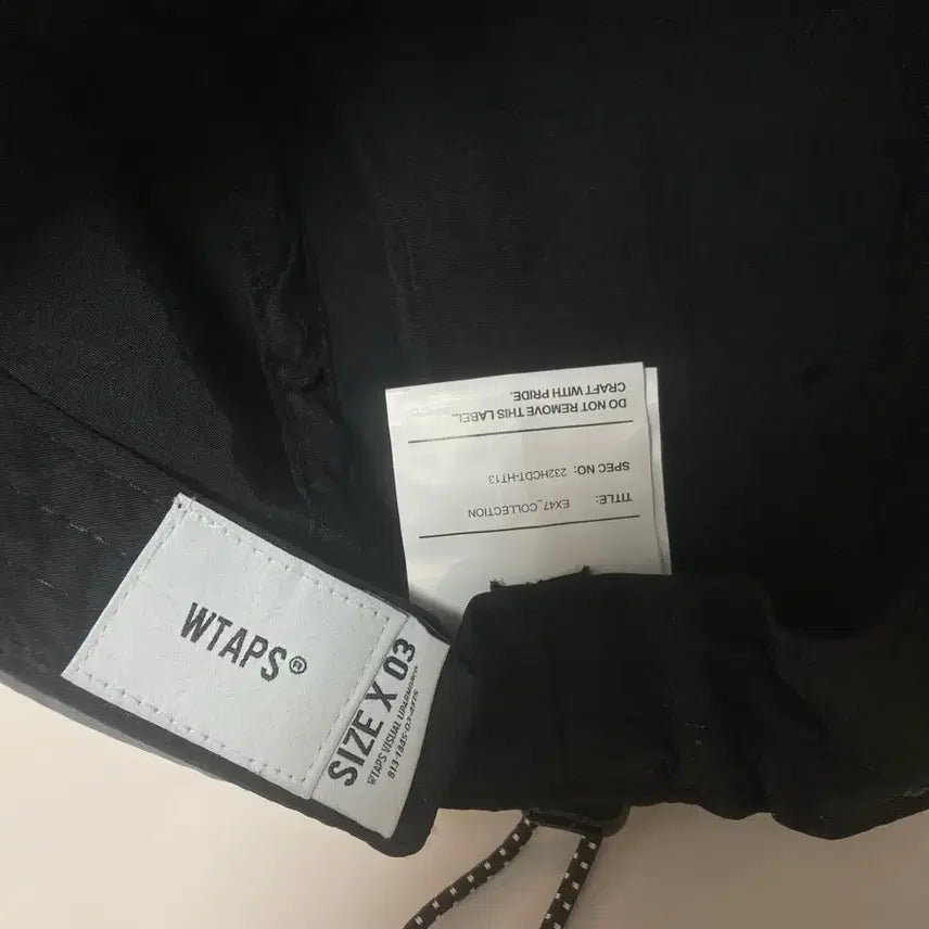 [BUNJANG] WTAPS Reflective Black Hat / 더블탭스(WTAPS) 리플렉티브 블랙