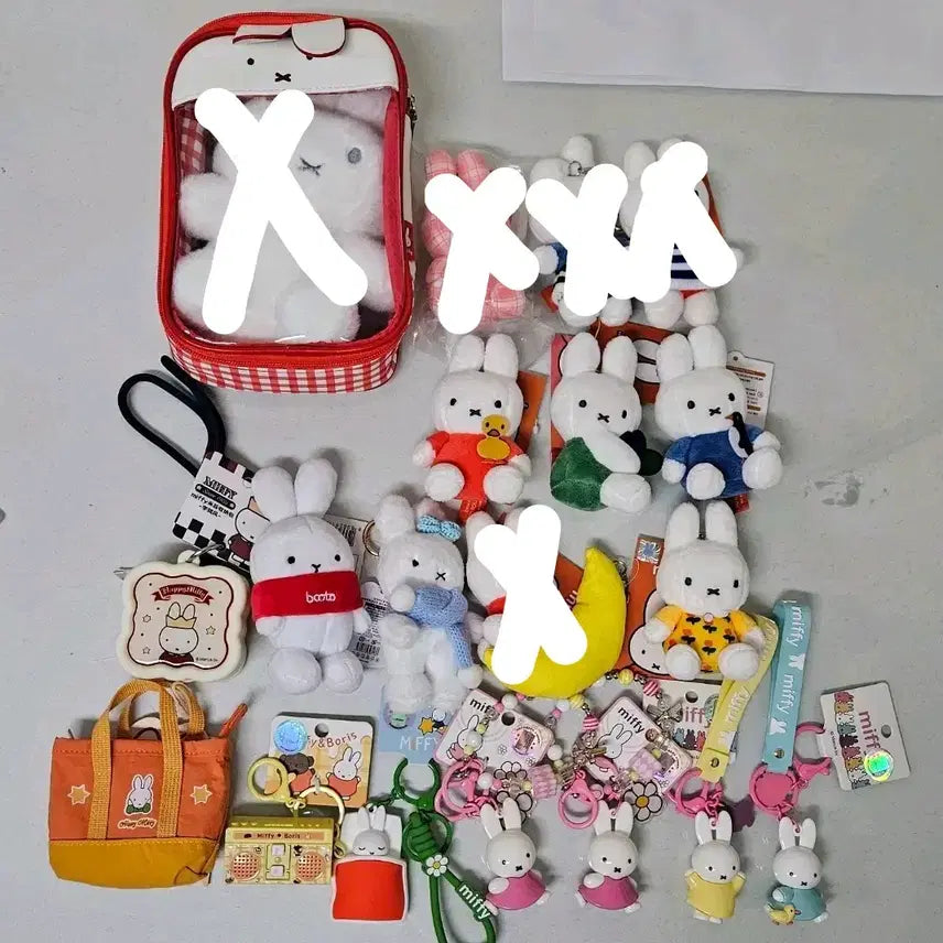 [BUNJANG] Miffy Figure Collection / [새상품] 미피 키링 인형 파우치 피규어 모음