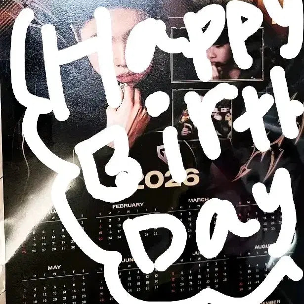 [BUNJANG] Gen.G Chovy Birthday Poster Calendar / 미개봉 키캡 키링증정 젠지 쵸비 생일 포스터 달력 GGX Chovy