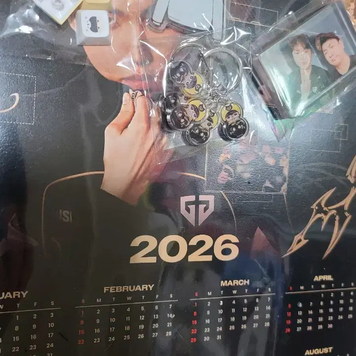 [BUNJANG] Gen.G Chovy Birthday Poster Calendar / 미개봉 키캡 키링증정 젠지 쵸비 생일 포스터 달력 GGX Chovy