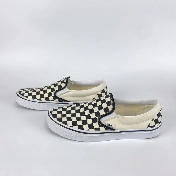 [BUNJANG] Vans Ivory Checkerboard Slip-On Shoes (Men&