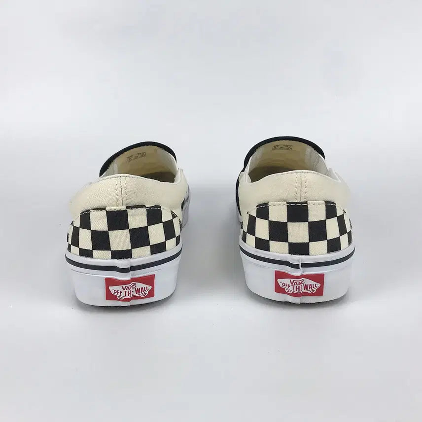 [BUNJANG] Vans Ivory Checkerboard Slip-On Shoes (Men&