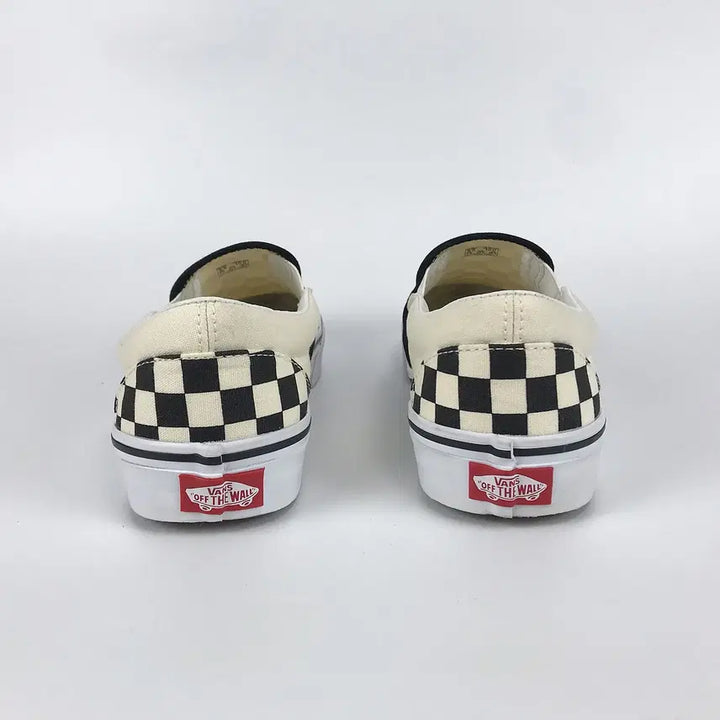 [BUNJANG] Vans Ivory Checkerboard Slip-On Shoes (Men&