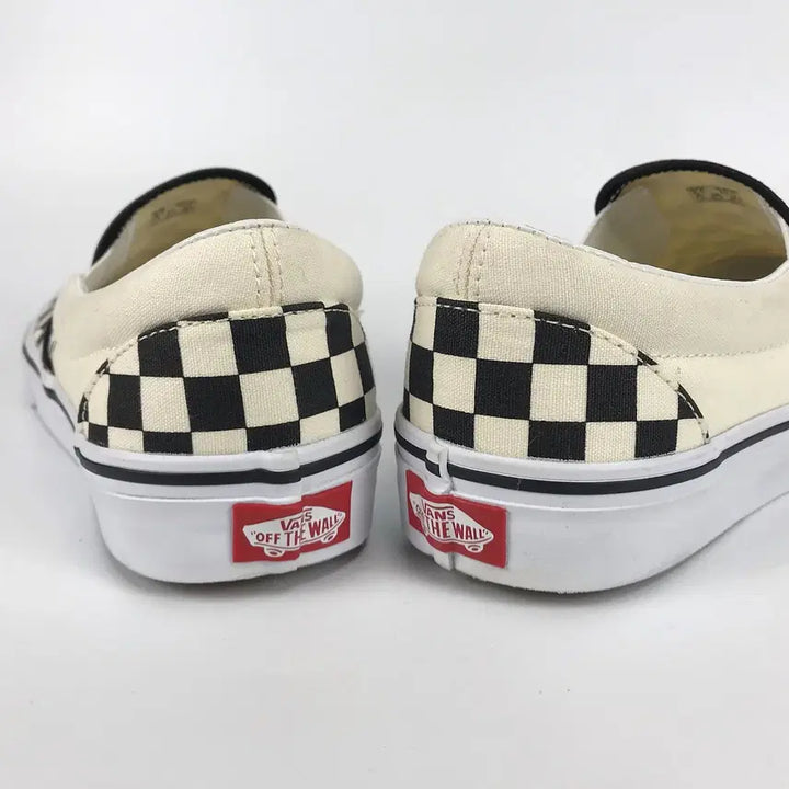 [BUNJANG] Vans Ivory Checkerboard Slip-On Shoes (Men&