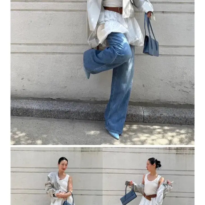[BUNJANG] 320 Showroom Two Way Punching Skirt Ivory / 320쇼룸 two way punching skirt ivory