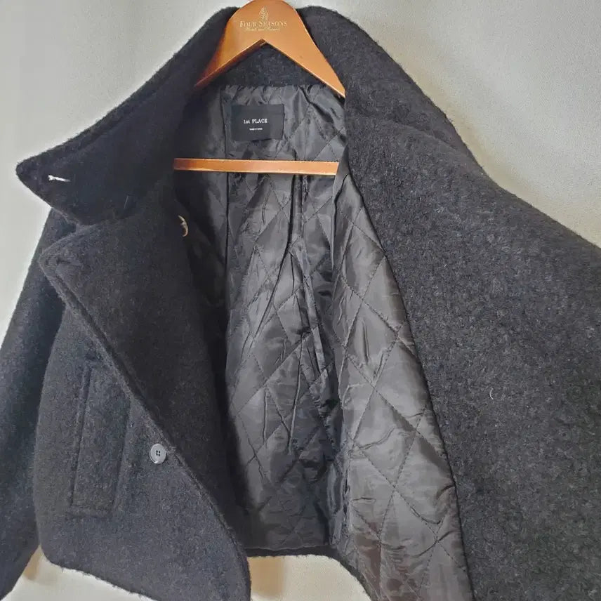 [BUNJANG] 1st PLACE Black Outerwear (Size 55-66) / 1st PLACE 아우터 55-66