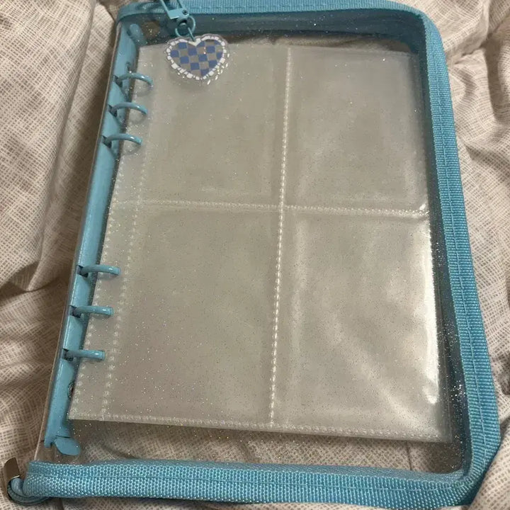 [BUNJANG] Blue Zipper Binder Set / 파란색 지퍼바인더