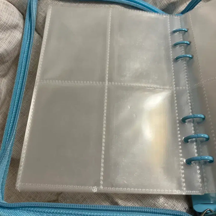 [BUNJANG] Blue Zipper Binder Set / 파란색 지퍼바인더