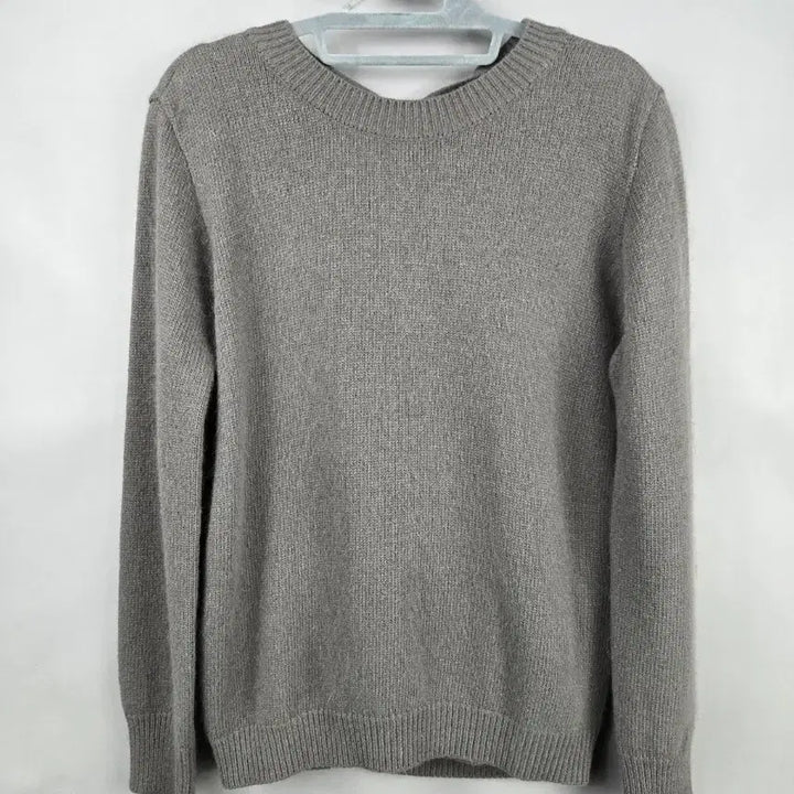 [BUNJANG] Partysu Angora Blend Backless Wrap Knit Top / [무료배송]파티수 F 여성 백 오픈 리본 앙고라 랩 스타일 니트