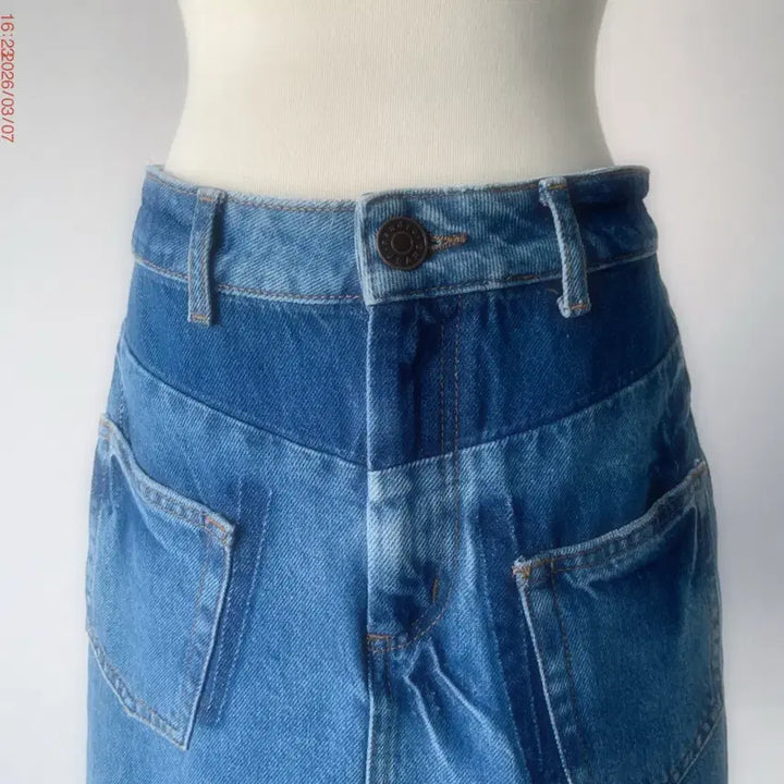 [BUNJANG] Sandro Denim Midi Skirt / 25 산드로 데님 스커트