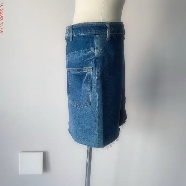 [BUNJANG] Sandro Denim Midi Skirt / 25 산드로 데님 스커트