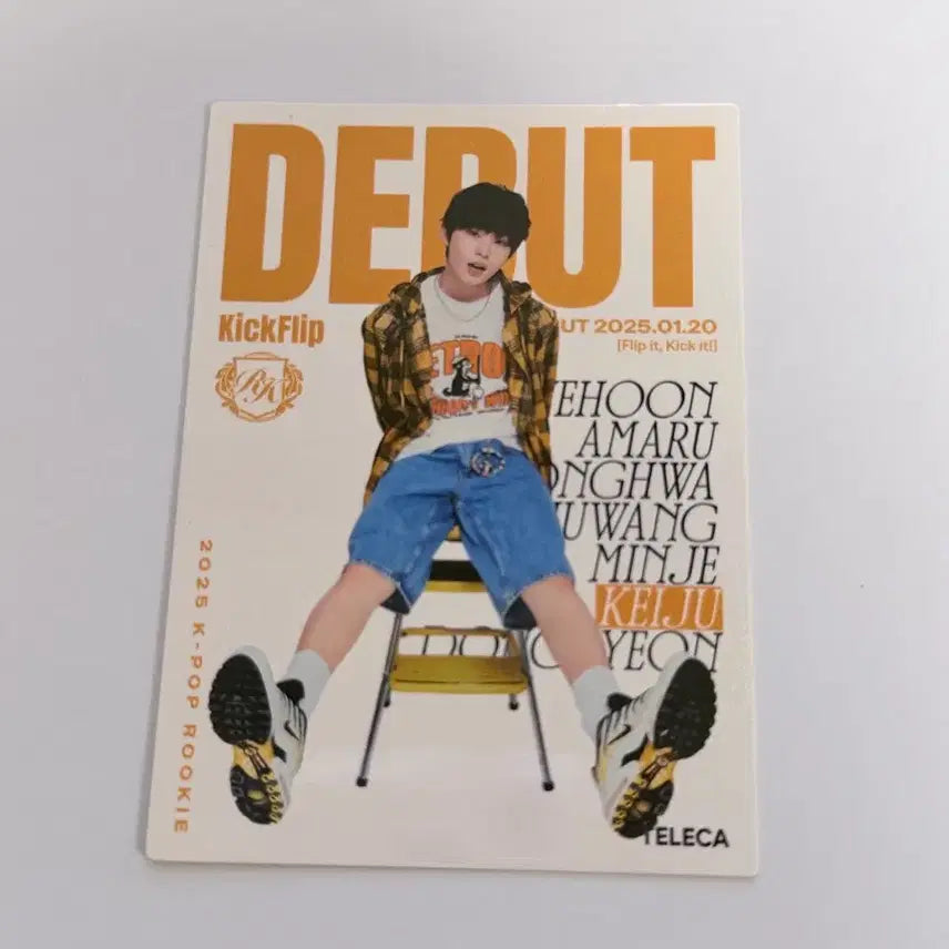 [BUNJANG] KickFlip KEY JUSE TELECA Photocard / KickFlip 케이주 TELECA 포토카드